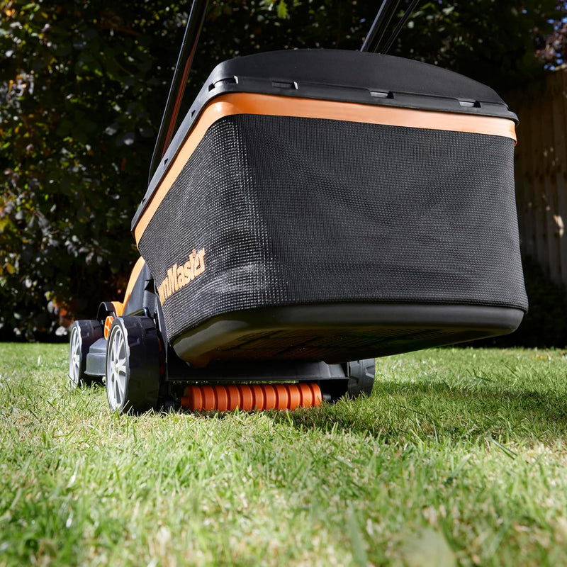1200W 32CM Electric Lawnmower with Rear Roller Corded