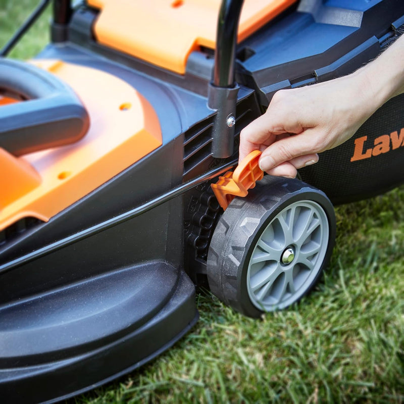 1200W 32CM Electric Lawnmower with Rear Roller Corded