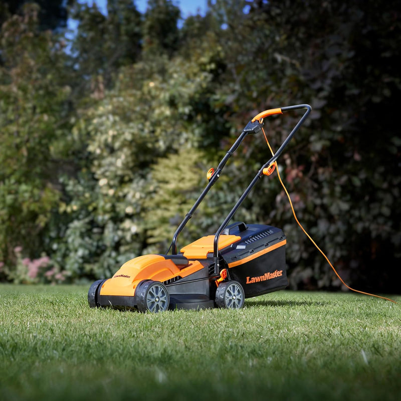 1200W 32CM Electric Lawnmower with Rear Roller Corded