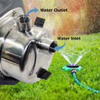 1200W Portable Garden Booster Jet Pump 3500L H