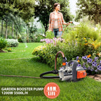 1200W Portable Garden Booster Jet Pump 3500L H