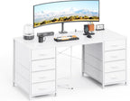 120CM Computer Desk with 8 Drawers Home Office