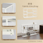 120CM Long Sofa Console Table Narrow Modern Entryway