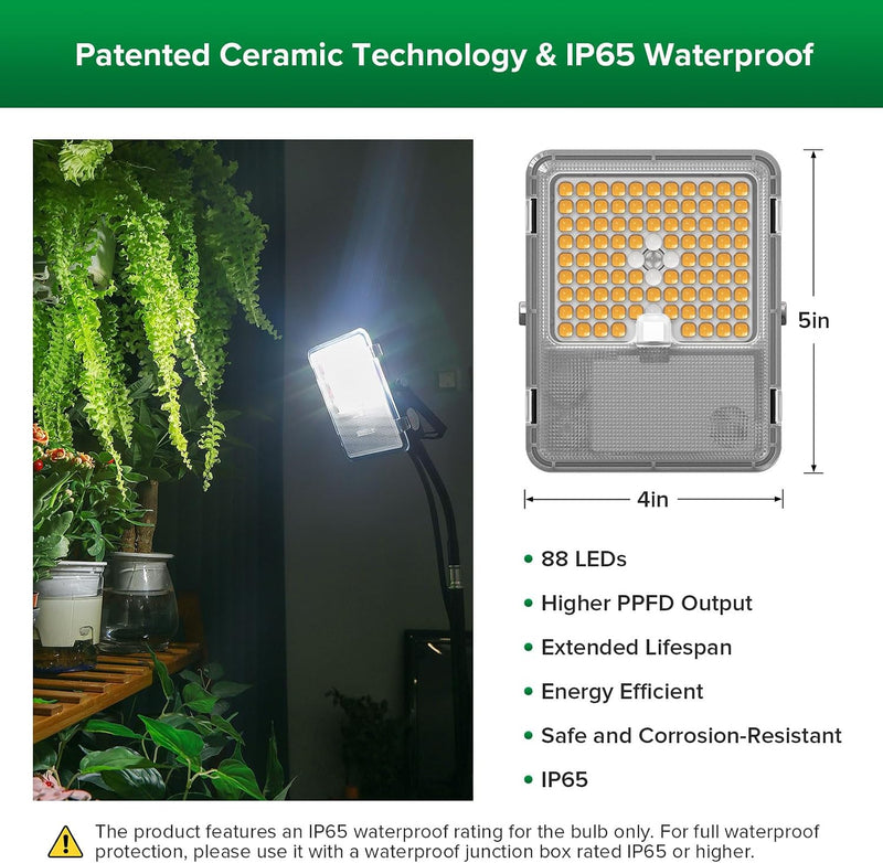 120W Grow Light for Plants Full Spectrum 4