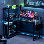 120x80CM L Shaped Gaming Desk with Reversible