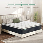 12inch Mattresses Hybrid Foam Mattress Pocket Sprungs