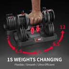 12KG 18KG 27KG Adjustable Dumbbells Dumbbell Set