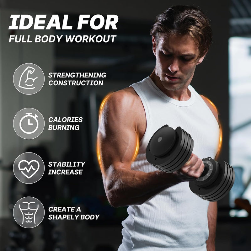 12KG 18KG 27KG Adjustable Dumbbells Dumbbell Set