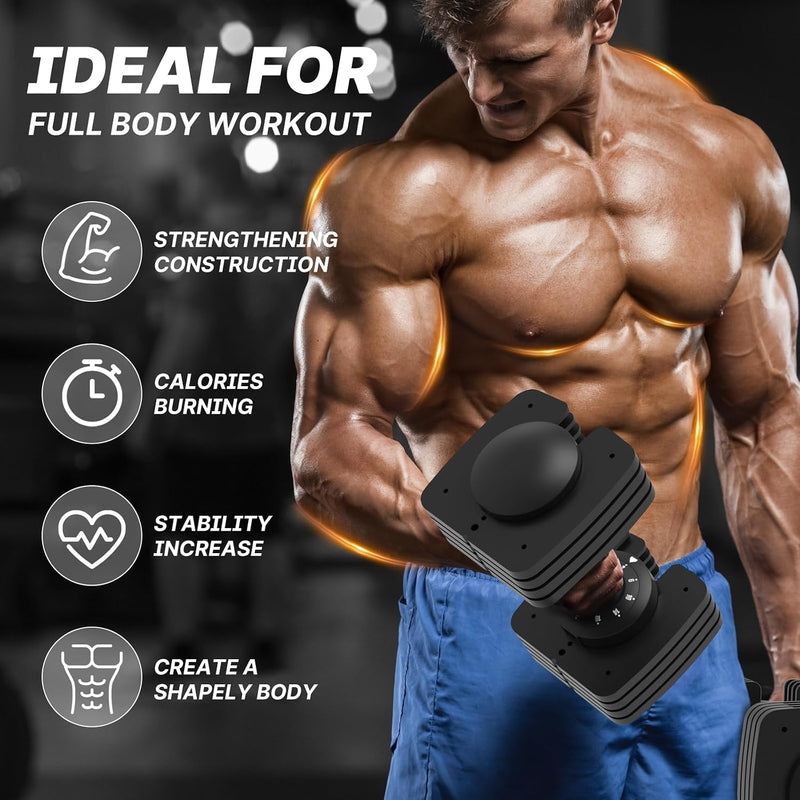 12KG 18KG 27KG Adjustable Dumbbells Dumbbell Set