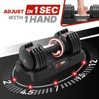 12KG 18KG 27KG Adjustable Dumbbells Dumbbell Set