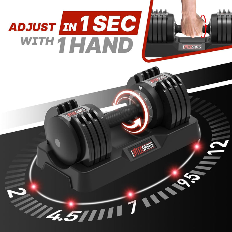 12KG 18KG 27KG Adjustable Dumbbells Dumbbell Set