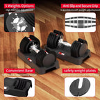12KG 18KG 27KG Adjustable Dumbbells Dumbbell Set