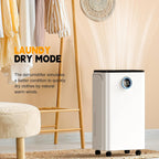 12L Day Dehumidifier for Home Smart Humidity Control