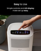 12L Day Dehumidifier with Automatic Humidity Sensor Display
