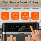 12L Double Stack Air Fryer with Viewing Window