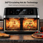 12L Double Stack Air Fryer with Viewing Window