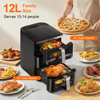 12L Double Stack Air Fryer with Viewing Window