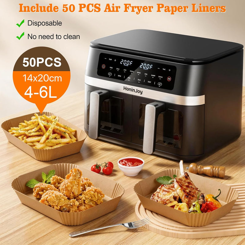 12L Double Stack Air Fryer with Viewing Window