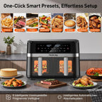 12L Double Stack Air Fryer with Viewing Window