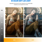 13" LED Video Light Panel Kit Dimmable Bi (2 Pack)