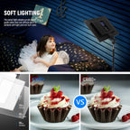 13" LED Video Light Panel Kit Dimmable Bi (2 Pack)