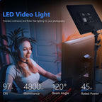 13" LED Video Light Panel Kit Dimmable Bi (2 Pack)