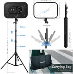 13" LED Video Light Panel Kit Dimmable Bi (2 Pack)