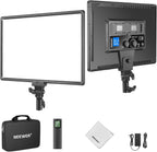 13" LED Video Light Panel Kit Dimmable Bi (2 Pack)