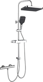 13" Rainfall Shower Set with Adjustable Riser Rail