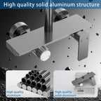 13" Rainfall Shower Set with Adjustable Riser Rail