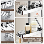 13" Rainfall Shower Set with Adjustable Riser Rail