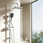 13" Rainfall Shower Set with Adjustable Riser Rail