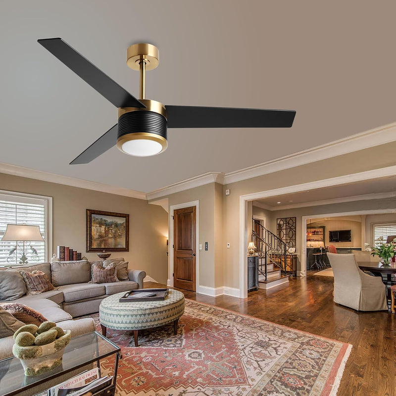 132CM Ceiling Fan with Lights and Remote Control