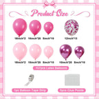 133pcs Balloon Arch Kit and Garland with Confetti