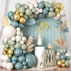 133pcs Balloon Arch Kit and Garland with Confetti