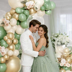 133pcs Balloon Arch Kit and Garland with Confetti