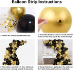133pcs Balloon Arch Kit and Garland with Confetti
