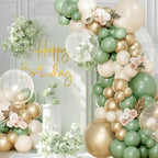 133pcs Balloon Arch Kit and Garland with Confetti