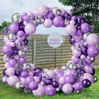 133pcs Balloon Arch Kit and Garland with Confetti
