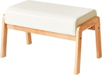 14.2” H Large Foot Stool Ottoman Rectangle PU