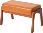 14.2” H Large Foot Stool Ottoman Rectangle PU