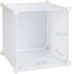 14-Compartment Shelving Unit Wardrobe Modular Plug-In Plastic