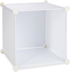 14-Compartment Shelving Unit Wardrobe Modular Plug-In Plastic