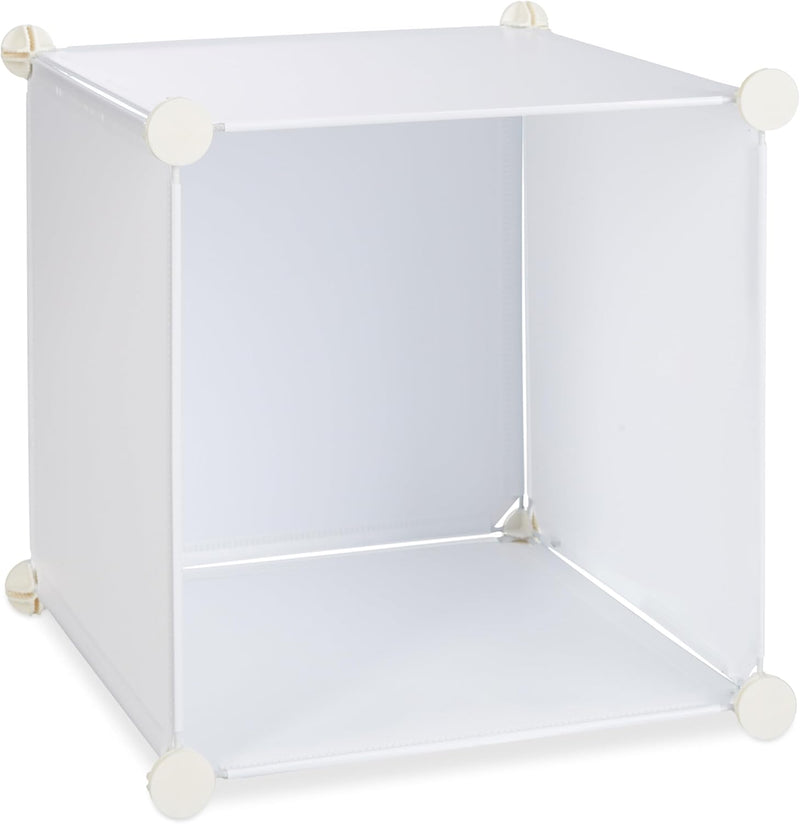 14-Compartment Shelving Unit Wardrobe Modular Plug-In Plastic