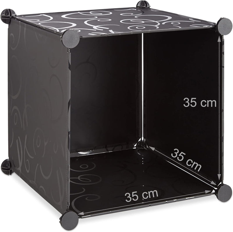 14-Compartment Shelving Unit Wardrobe Modular Plug-In Plastic