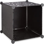 14-Compartment Shelving Unit Wardrobe Modular Plug-In Plastic