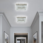 14" Crystal LED Chandelier Modern Ceiling Light Flush