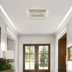 14" Crystal LED Chandelier Modern Ceiling Light Flush