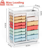 14-Drawer-Storage-Craft-Organiser-Trolley-Cart with Diy