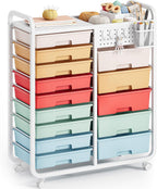 14-Drawer-Storage-Craft-Organiser-Trolley-Cart with Diy